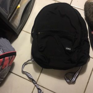 Black Victoria secret pink backpack